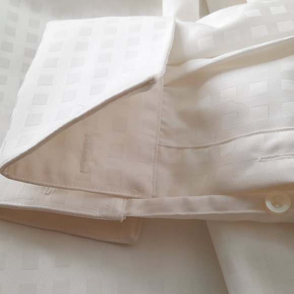 Business Style Gordon Mitchell Luxury 17 Long sleeve cuffs Classy dress shirt - Picture 12 of 13